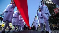 Kirab Bendera 79 Meter Sambut HUT RI di Tambun