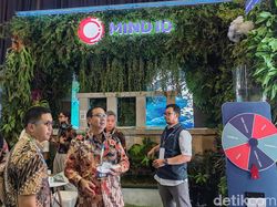 MIND ID Boyong Replika Bendungan Tangga Sungai Asahan di Festival LIKE 2