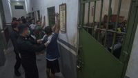 Petugas Gabungan Sidak Warga Binaan Rutan Boyolali