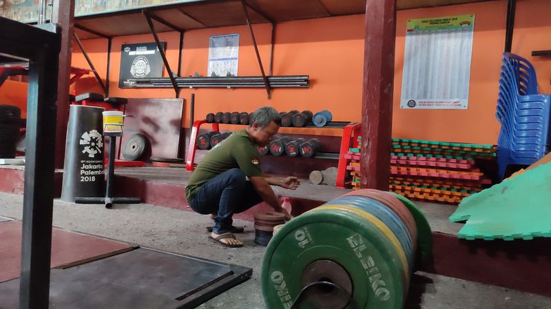 Tempat Rizki Juniansyah berlatih di Serang, Banten (Bahtiar/detikcom)