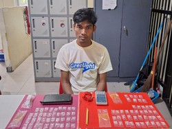 Buruh Harian di Pangkalpinang Nyambi Jual Sabu