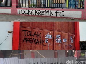 Ini 3 Lokasi dan Pesan Vandalisme di Stadion Soepriadi Kota Blitar Ini 3 Lokasi dan Pesan Vandalisme di Stadion Soepriadi Kota Blitar