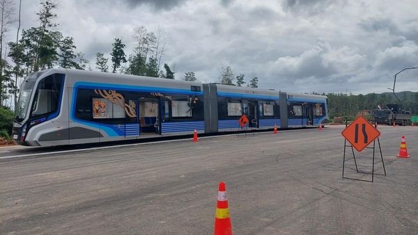 Potret Kereta Tanpa Rel yang Bakal Dipakai saat Upacara Kemerdekaan RI di IKN