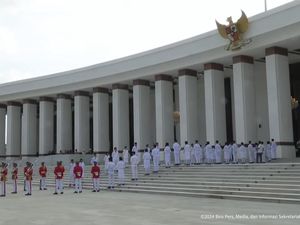 Bendera Pusaka Tiba di IKN, Siap Dikibarkan Saat HUT Ke-79 RI