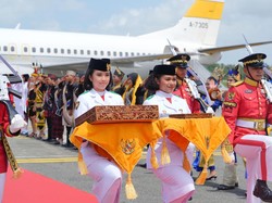 Bendera Pusaka Merah Putih Tiba di Istana Negara IKN