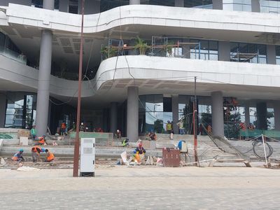 Potret Sibuknya Pekerja IKN Kebut Pekerjaan Jelang Upacara HUT RI