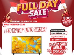 Cuma di Transmart Full Day Sale Beli LED Smart TV Potongan Rp 3 Jutaan