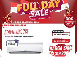 Murah Meriah! Harga AC di Transmart Full Day Sale Diskon Jutaan Rupiah