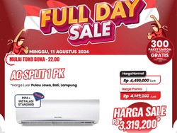 Murah Meriah! Harga AC di Transmart Full Day Sale Diskon Jutaan Rupiah
