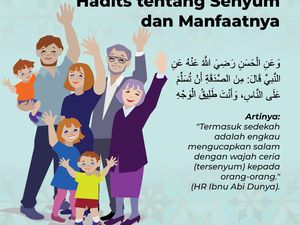 Hadits tentang Senyum dan Manfaatnya Hadits tentang Senyum dan Manfaatnya
