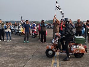 HUT Ke-72, Lanud Halim Perdanakusuma Gelar Airforce Scooter Gathering