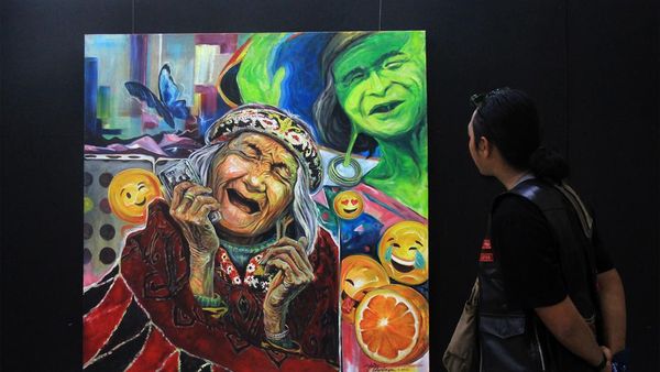 Melihat Pameran Lukisan Borneo Metamorfosa di Pontianak