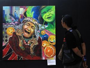 Melihat Pameran Lukisan Borneo Metamorfosa di Pontianak