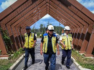 Menteri Basuki Tinjau Kesiapan Infrastruktur di IKN