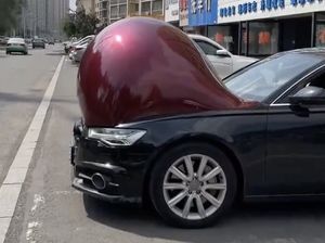 Viral Mobil Hamil di China: Kap Mesin Muncul Benjolan Gede, Apa Sebabnya?