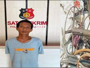 Pria di Prabumulih Ditangkap Usai Curi Perabotan Rumah Warga