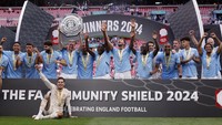Menariknya, Arsenal tiga kali gagal jadi juara Liga Inggris setelah menangi Community Shield. City dua kali sisanya Leicester, Liverpool, dan Crystal Palace (REUTERS/Andrew Couldridge)