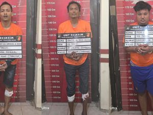 Kawanan Spesialis Pencuri Motor di Medan Diringkus, 2 Ditembak