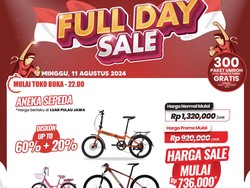 Diskon Gede-gedean! Beli Sepeda di Transmart Full Day Sale Cuma Rp 700 Ribuan