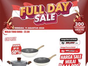 Segera Merapat! Harga Panci-Teflon di Transmart Full Day Sale Cuma Rp 140 Ribuan