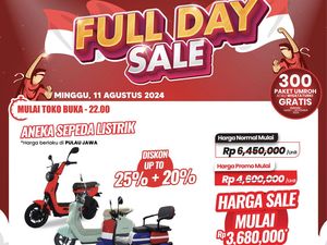 Beli Sepeda Listrik di Transmart Full Day Sale Bisa Dapat Diskon Gede Banget!