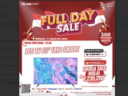 LED TV 65 UHD Smart Diskon Jumbo di Transmart Full Day Sale