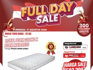 Murah Banget! Beli Kasur di Transmart Full Day Sale Cuma Rp 500 Ribuan