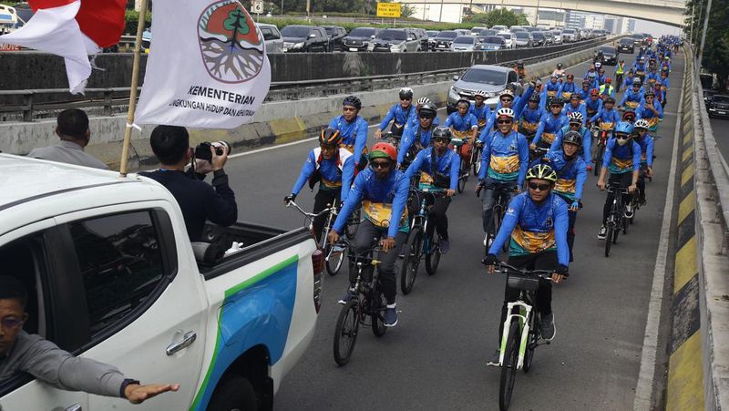 Festival LIKE 2 Gaet 600 Pesepeda Gowes di Jakarta buat Kurangi Emisi