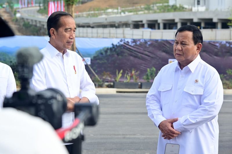 Jokowi dan Prabowo di IKN