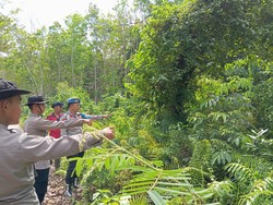 Polres Ogan Ilir Tingkatkan Patroli di Kawasan Rawan Karhutla