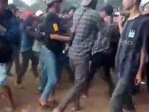 Ricuh Suporter Sepak Bola Tarkam di Cianjur, 1 Orang Luka Bacok