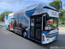 Psssttt....Bus Hidrogen Toyota Nyaris Tak Bersuara Psssttt....Bus Hidrogen Toyota Nyaris Tak Bersuara