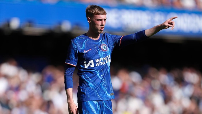 LONDON, ENGLAND - AUGUST 11: Cole Palmer of Chelsea during the pre-season friendly between Chelsea and FC Internazionale at Stamford Bridge on August 11, 2024 in London, England. (Photo by James Gill - Danehouse/Getty Images)