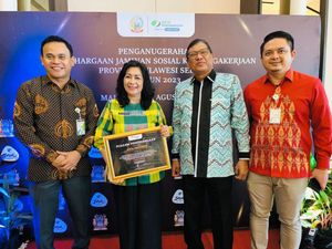 Pemkot Makassar Raih Penghargaan Kepesertaan Jamsostek Tertinggi di Sulsel