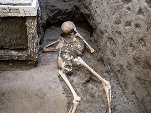 Penemuan Kerangka yang Terjebak Saat Letusan Gunung Berapi di Pompeii Penemuan Kerangka yang Terjebak Saat Letusan Gunung Berapi di Pompeii