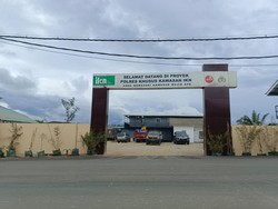 Kapolri-Kapolda Kaltim Berkantor di Kontainer Polres IKN Jelang HUT ke-79 RI