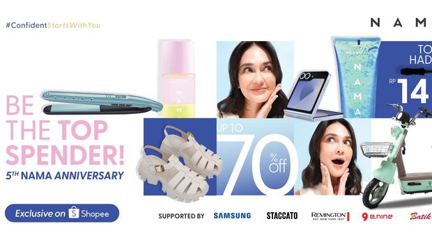 Promo top spender dalam rangka anniversary ke-lima NAMA