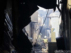 Potret Puing-puing Kebakaran Manggarai Potret Puing-puing Kebakaran Manggarai