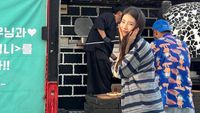 Sweet! Song Hye Kyo Kirim Foodtruck ke Loksyut Suzy-Kim Woo Bin