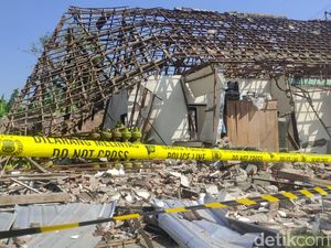Duarrr! Tabung Gas Elpiji Meledak di Sidoarjo, Rumah Hancur-2 Orang Luka
