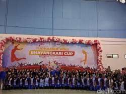 Tim Voli Polda Riau Kalahkan Utusan Sumbar di Turnamen Bhayangkari Cup Zona 1