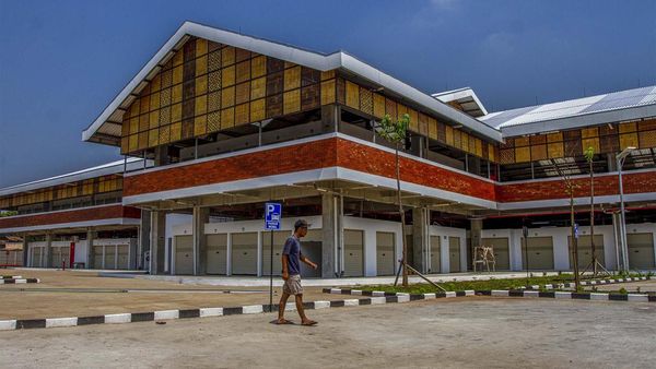 Pasar Baros di Banten Direnovasi, Begini Penampakannya