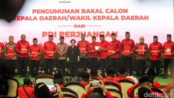 PDIP Serahkan 305 Surat Rekomendasi Calon Kepala Daerah 2024