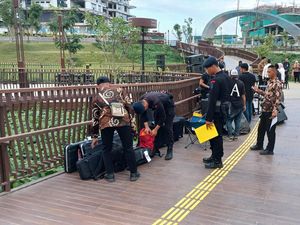 Polda Kaltim Turunkan Detasemen Gegana Brimob Amankan Agenda Presiden di IKN