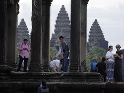 Ngeri! Tiga Turis Tewas Tersambar Petir di Angkor Wat