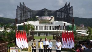 Jokowi Resmikan Plaza Seremoni Sumbu Kebangsaan di IKN