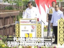 Resmikan Plaza Seremoni, Jokowi: IKN Semakin Terlihat Nyata Hasilnya