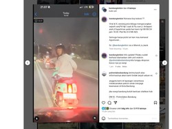 Heboh Aksi Koboi Acungkan Pistol di Flyover Supratman