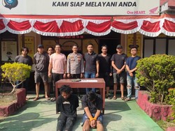 2 Pria di Bangka Diringkus karena Curi Uang Pedagang Ikan dalam Jok Motor