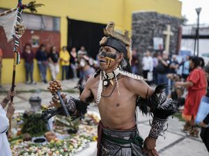 Warga Meksiko Peringati 503 Tahun Runtuhnya Ibu Kota Aztec